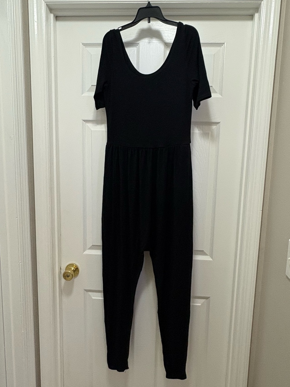 IMBODHI Sleeved Bodhi Jumper XL Black Harem Jumpsuit Micromodal Pockets